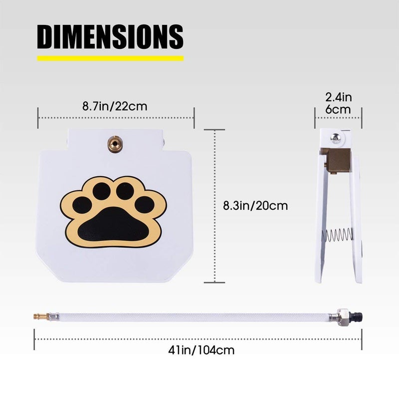 BACOENG Outdoor Dog Pet Water Sprinkler Easy Activated Dog Water Fountain Toy with Molar Rope, Upgrade Premier Valve Set (We Copper VS Others Plastic) - Image 4